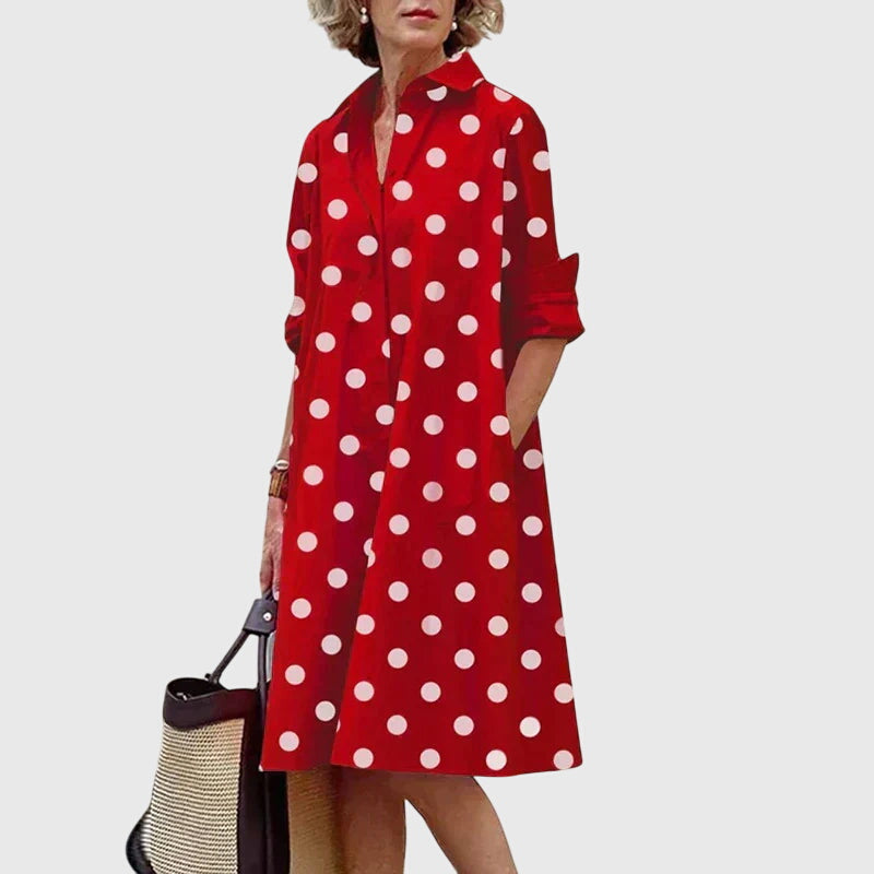 Paige™ - Stylowa Sukienka z Kieszeniami