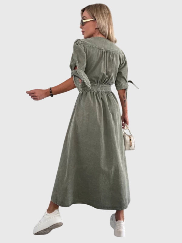 Sophia™ | Stylowa Sukienka Dżinsowa